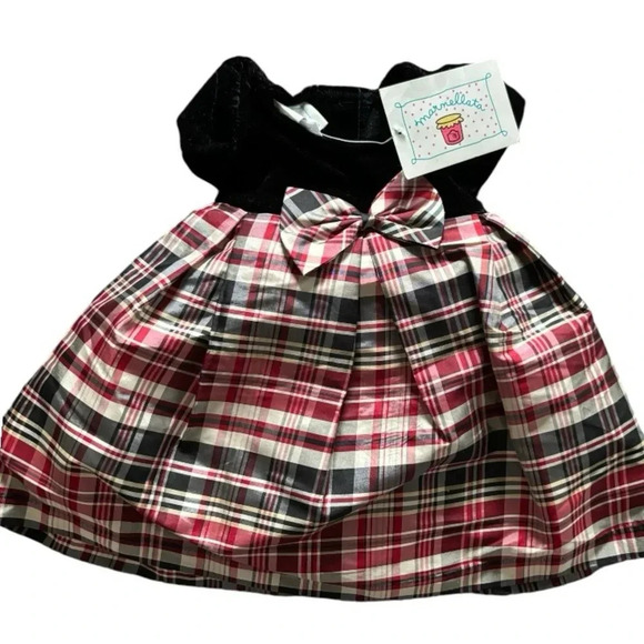 MARMELLATA NEW GIRLS DRESS INFANT BABY GIFT FALL WINTER CHRISTMAS SIZE 3 MTHS - Picture 1 of 6